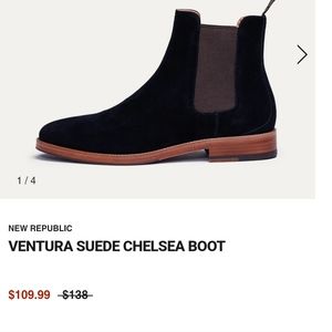 Black chelsea boots